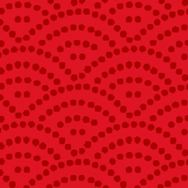 COLEÇÃO ART NOUVEAU - ONDAS FD VERMELHO