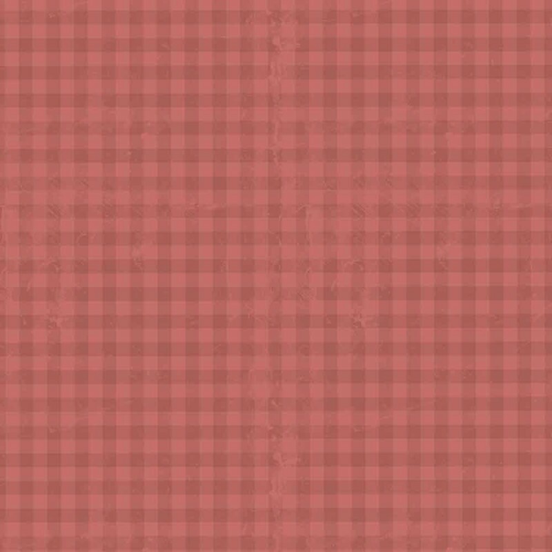 BS - TRICOLINE VINTAGE FLORAL - XADREZ ROSE - 100% ALGODAO - 00106/003