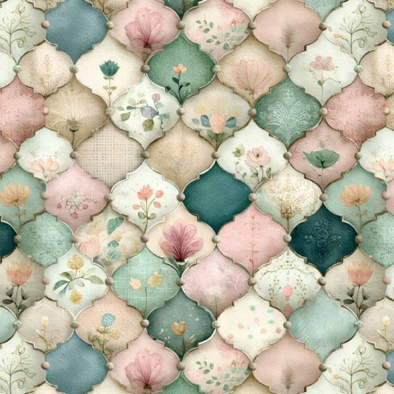 JA26 - TRICOL. COLEÇÃO BIRD PATCH - PATCHWORK - 100% ALGODÃO - A0445-001