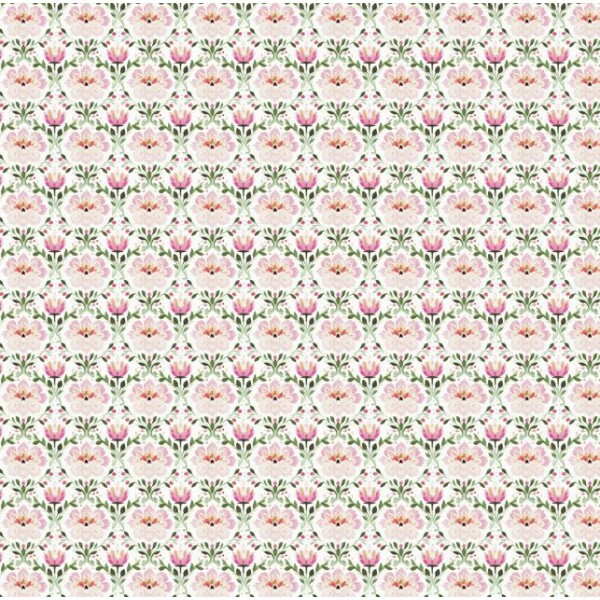 NV26 - TRICOL. COLEÇÃO NYLO BIRDS - FLORAL MENOR - 100% ALGODÃO A9081-001