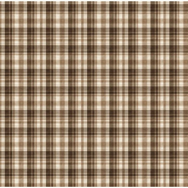 NV26 - TRICOL. COLEÇÃO BROWN PLAID - XADREZ 3 - 100% ALGODÃO A8812-001