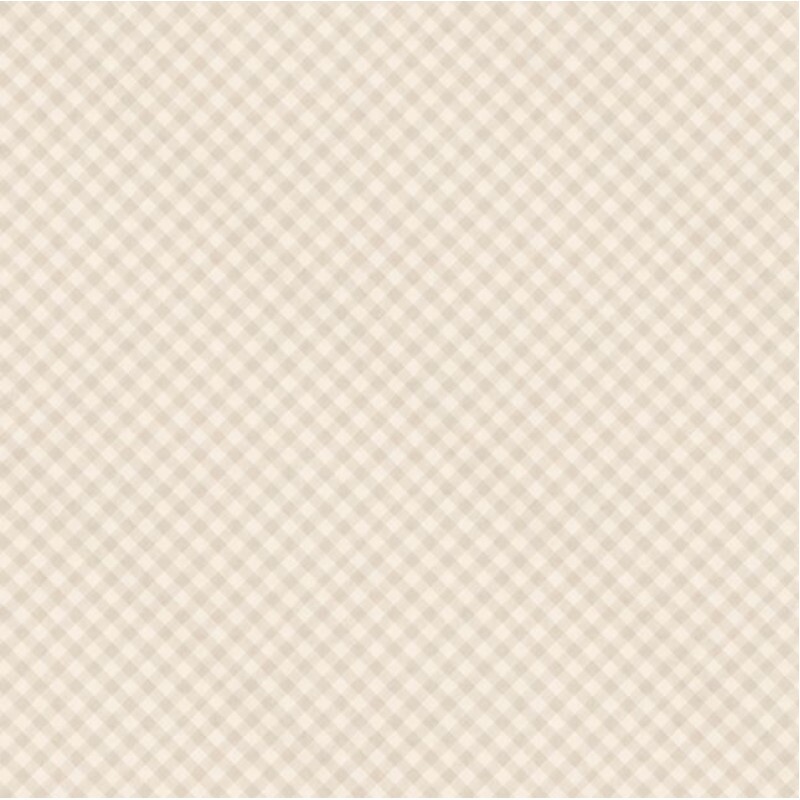 DZ26 - TRICOL. COLEÇÃO JARDIM DES LAPIN - XADREZ - 100% ALGODÃO A9649-001