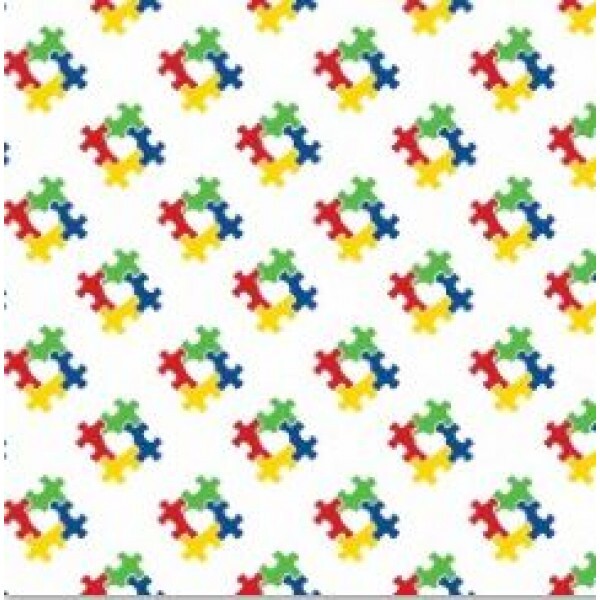 ST26 - TRICOL. COLEÇÃO CORES QUE CONECTAM - QUEBRA-CABEÇA FUNDO BRANCO - 100% ALGODÃO A8560-001
