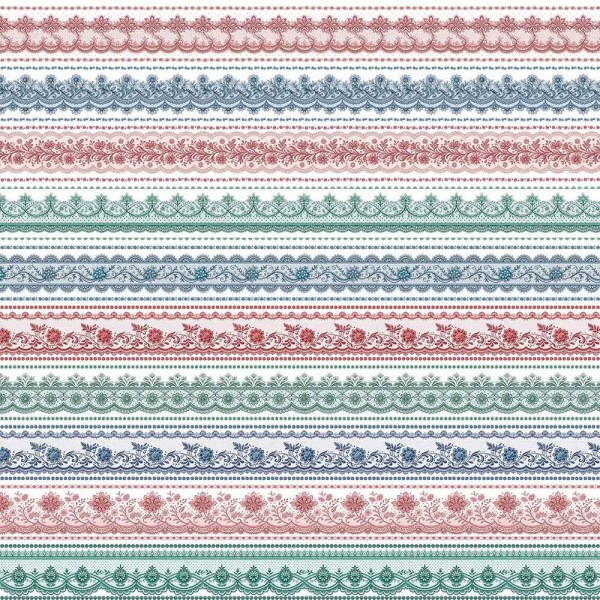 AB26 - TRICOL. COLEÇÃO BARRADOS - BARRADO DE RENDAS - 100% ALGODÃP - A2530-001