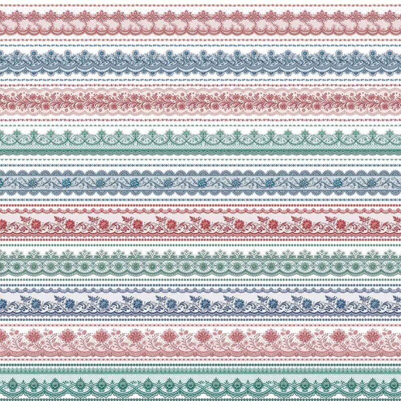 AB26 - TRICOL. COLEÇÃO BARRADOS - BARRADO DE RENDAS - 100% ALGODÃP - A2530-001