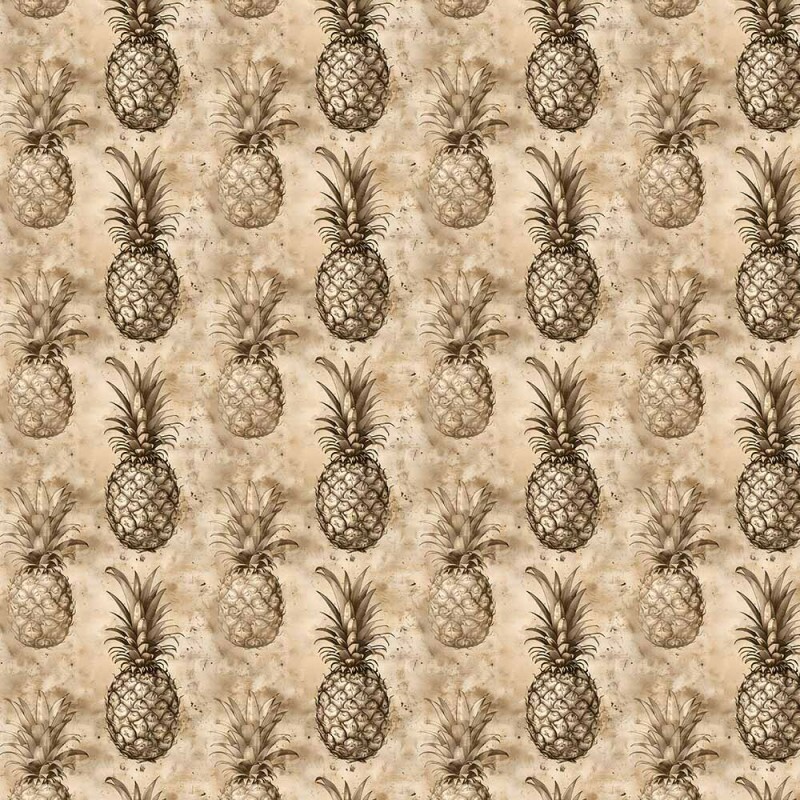 AB26 - TRICOL. COLEÇÃO VINTAGE FRUITS - ABACAXI - 100% ALGODÃO - A2644-001