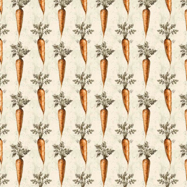 AB26 - TRICOL. COLEÇÃO VEGETABLES - CENOURA - 100% ALGODÃO - A2745-001