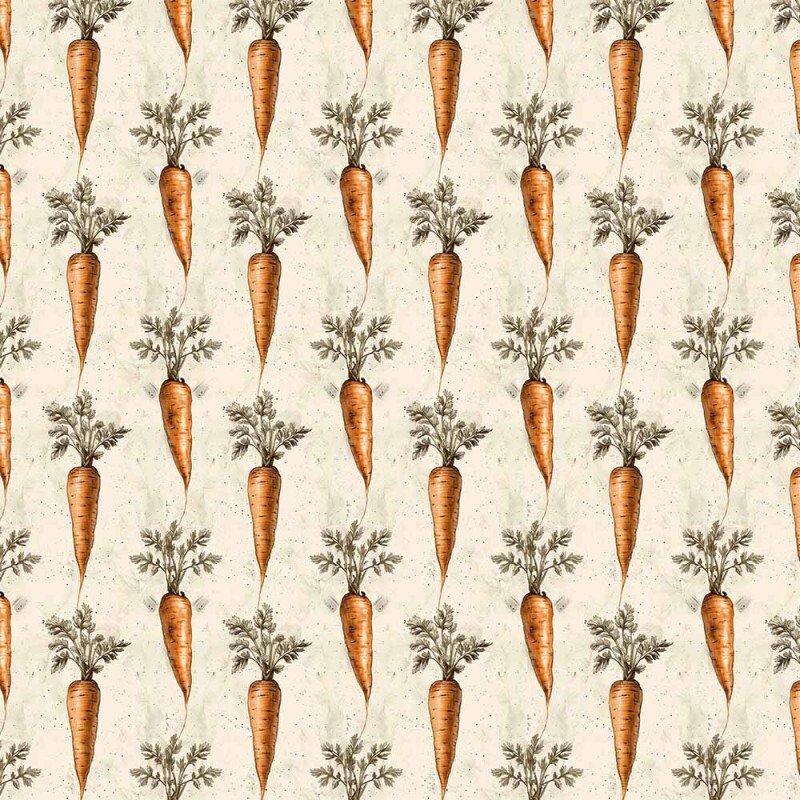 AB26 - TRICOL. COLEÇÃO VEGETABLES - CENOURA - 100% ALGODÃO - A2745-001