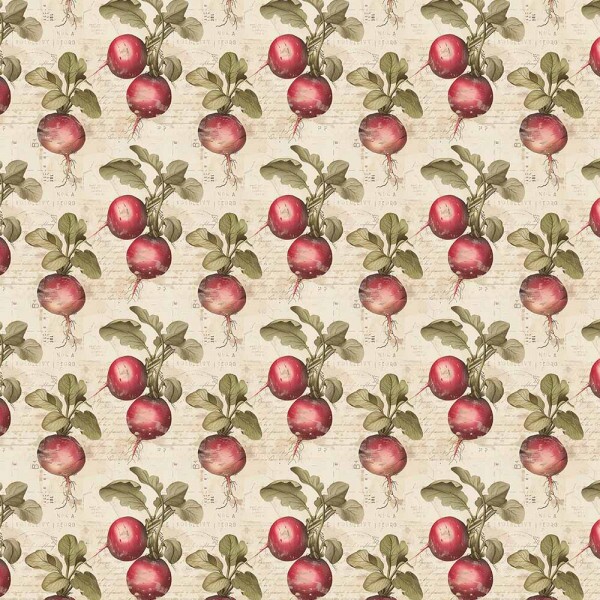 AB26 - TRICOL. COLEÇÃO VEGETABLES - RABANETE - 100% ALGODÃO - A2739-001