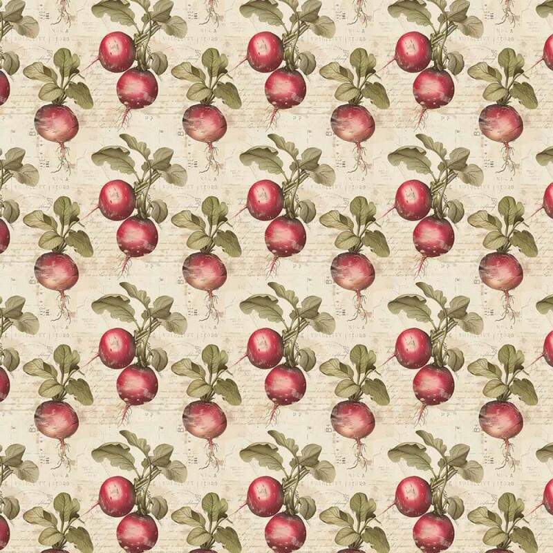 AB26 - TRICOL. COLEÇÃO VEGETABLES - RABANETE - 100% ALGODÃO - A2739-001