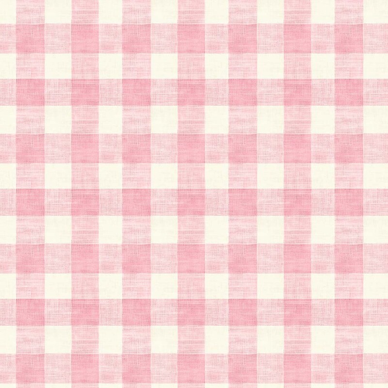 AB26 - SARJA HIDRORREPELENTE COLEÇÃO XADREZ DECORA - XADREZ ROSA - 100% ALGODÃO - A2755-001