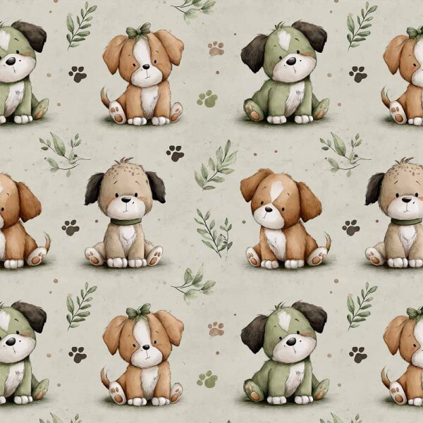 JL26 - TRICOL. COLEÇÃO CMC BOHO PETS - CACHORRO PEQUENO - 100% ALGODÃO A6211-001