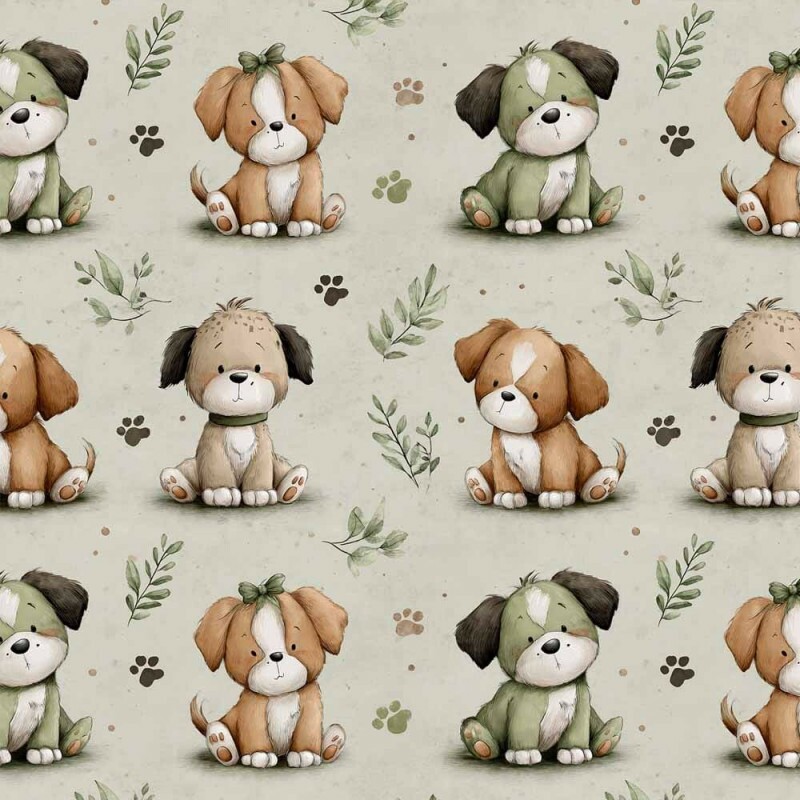 JL26 - TRICOL. COLEÇÃO CMC BOHO PETS - CACHORRO PEQUENO - 100% ALGODÃO A6211-001