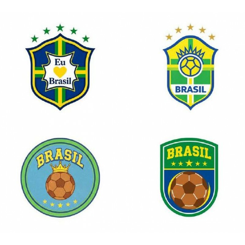 TRANSFER TEXTIL PASSE E CRIE - COPA 11 -  - KIT COM 5 FOLHAS