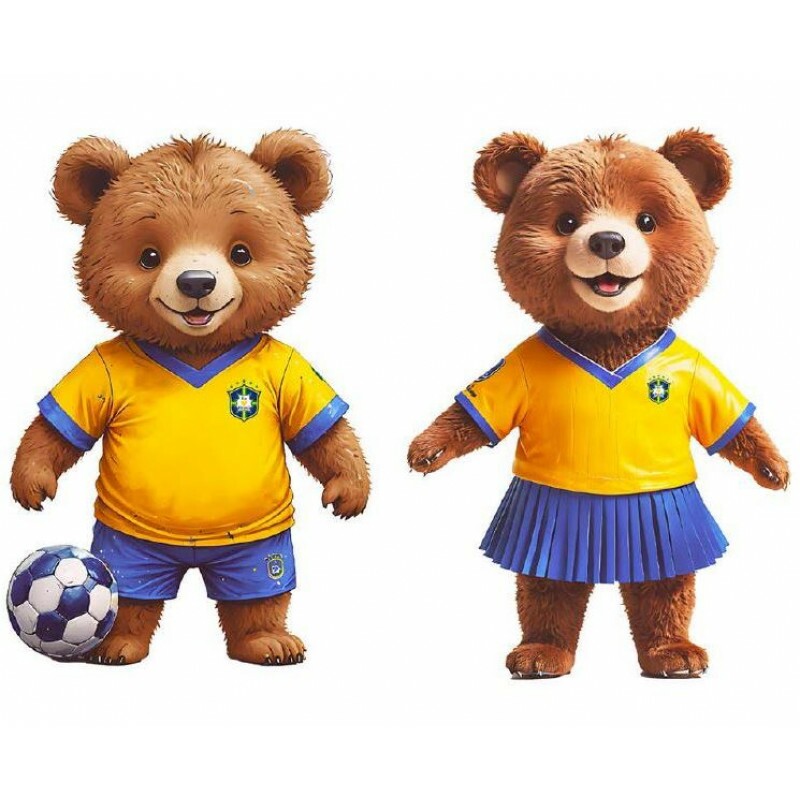TRANSFER TEXTIL PASSE E CRIE - COPA 12 - KIT COM 5 FOLHAS