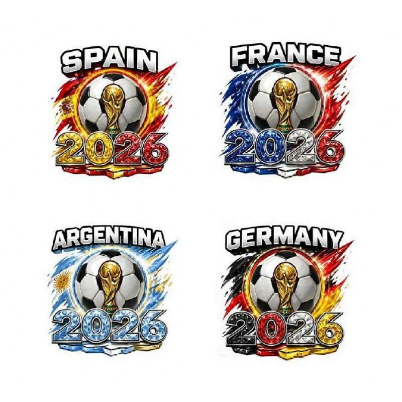 TRANSFER TEXTIL PASSE E CRIE - COPA 3 - KIT COM 5 FOLHAS