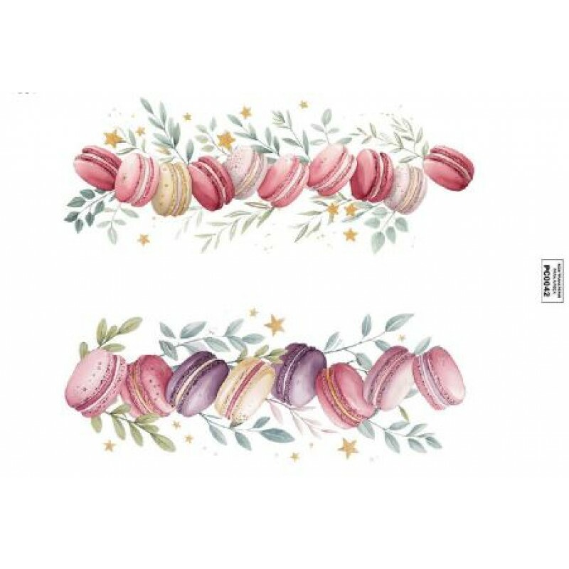 TRANSFER TEXTIL PASSE E CRIE - MACARON