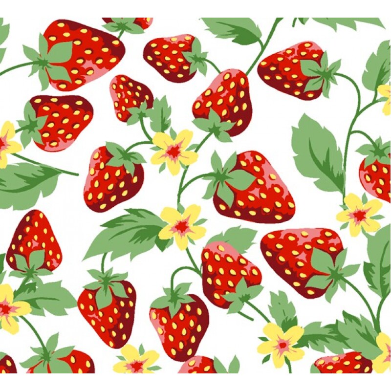 COLEÇÃO POMAR - MORANGO FD BRANCO -  R / IT