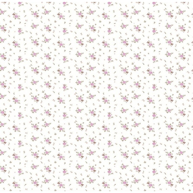 COLEÇÃO ELEGANCE - FLORAL ROSA COM FOLHAS- ( FD 300 ) - R