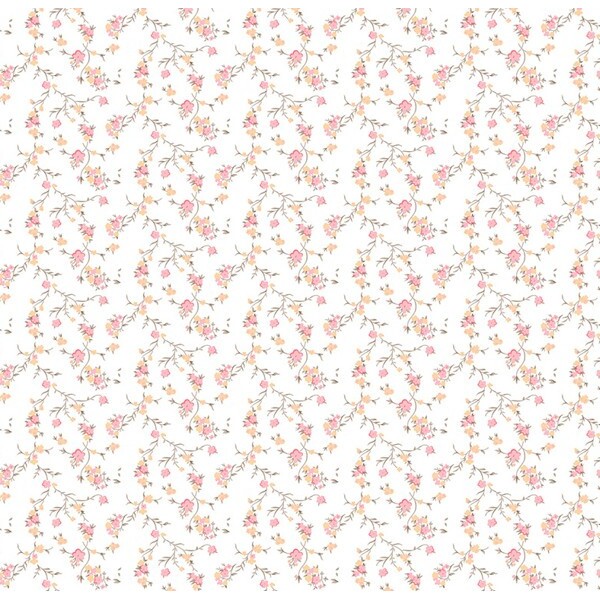 COLEÇÃO ELEGANCE - FLORAL ROSE COM RAMOS- ( FD 300 ) - R