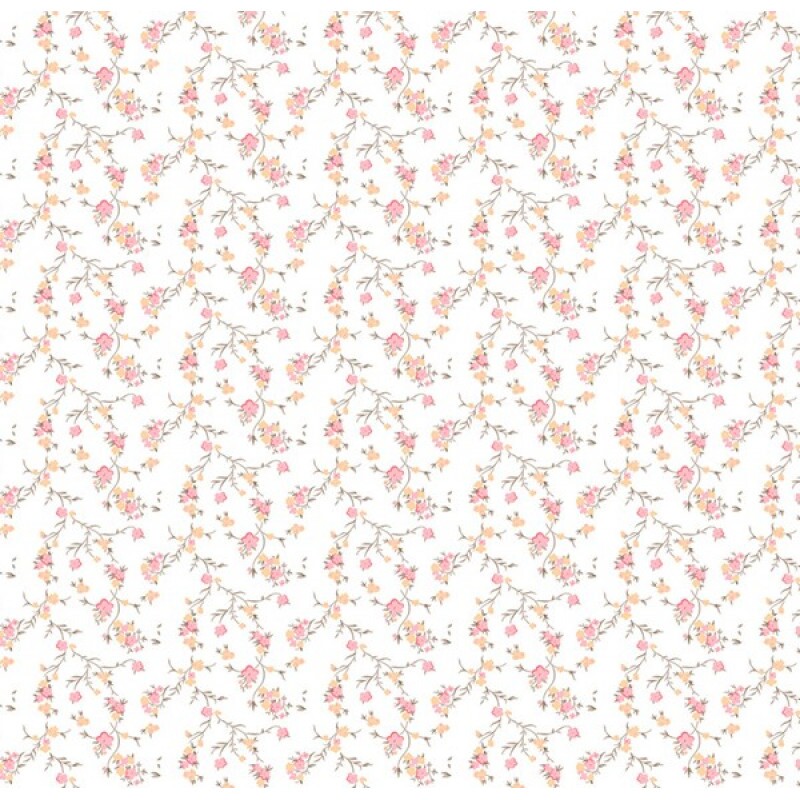 COLEÇÃO ELEGANCE - FLORAL ROSE COM RAMOS- ( FD 300 ) - R