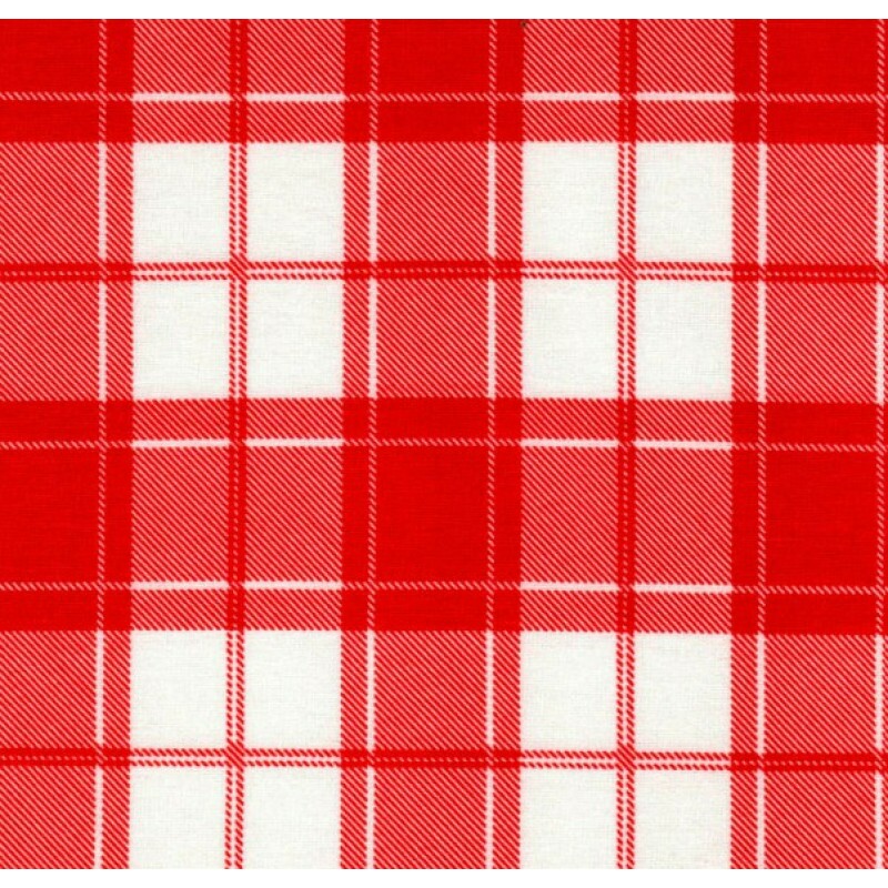 F L 2023 -  XADREZ ESCOCES - VERMELHO