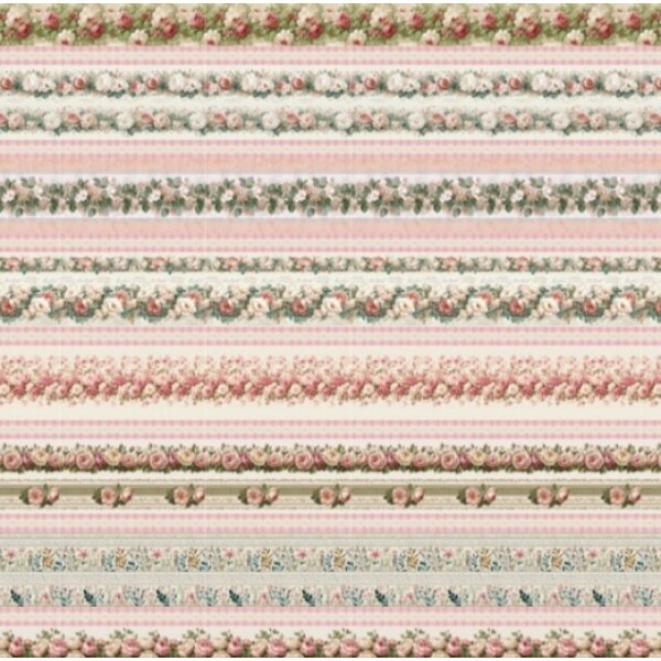 JA26 - TRICOL. COLEÇÃO BARRADOS - FLORAL ELEGANCE - 100% ALGODÃO - A0011-001