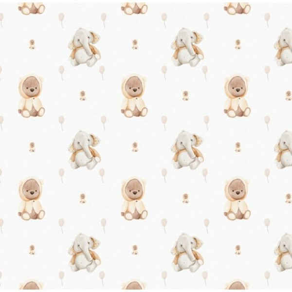 MR26 - TRICOL. COLEÇÃO DUPLA FOFURA - URSO E ELEFANTE - 100% ALGODÃO - A2238-001