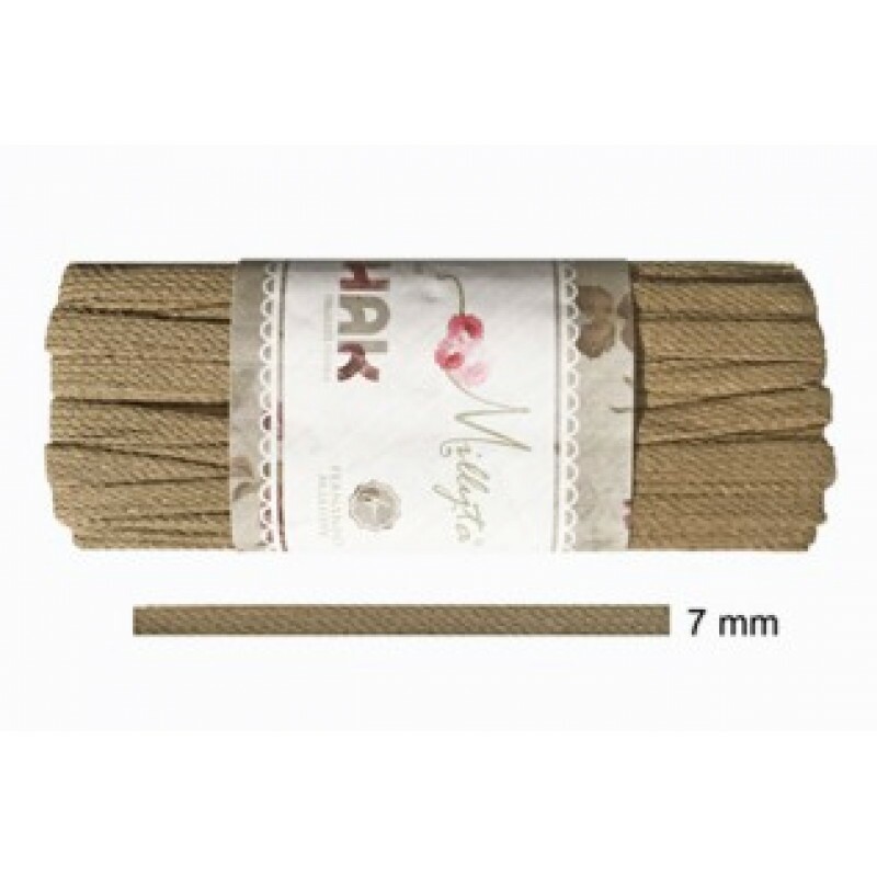 F L 2021 - CORDAO TRANCADO MY62B5 - ARGILA 100% ALGODÃO