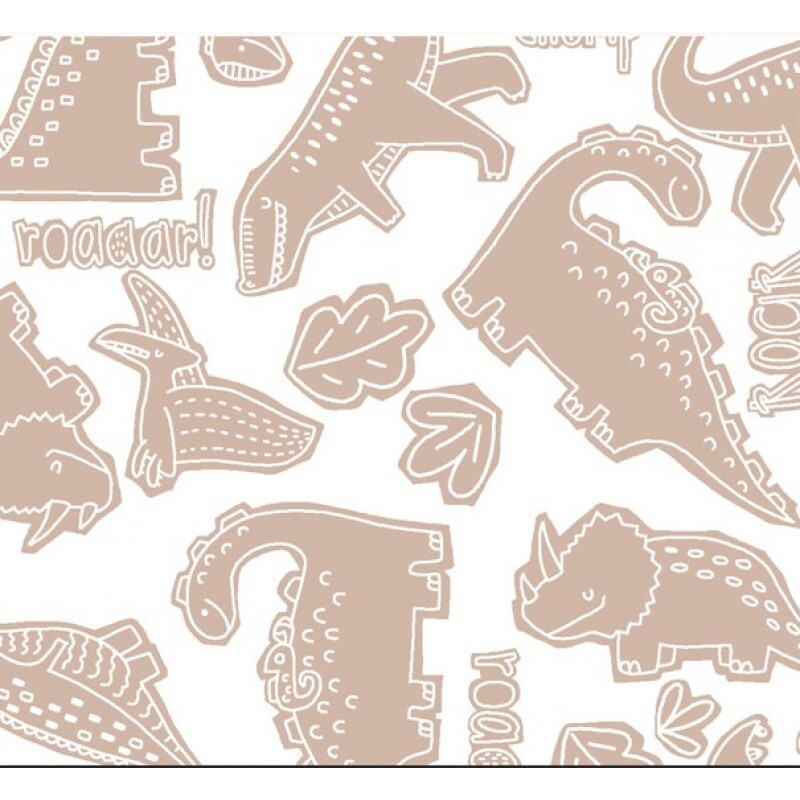 COLEÇÃO PLANETA DOS DINOSSAUROS - POR MARIANA CURTI - BABYSSAURO BEGE - M