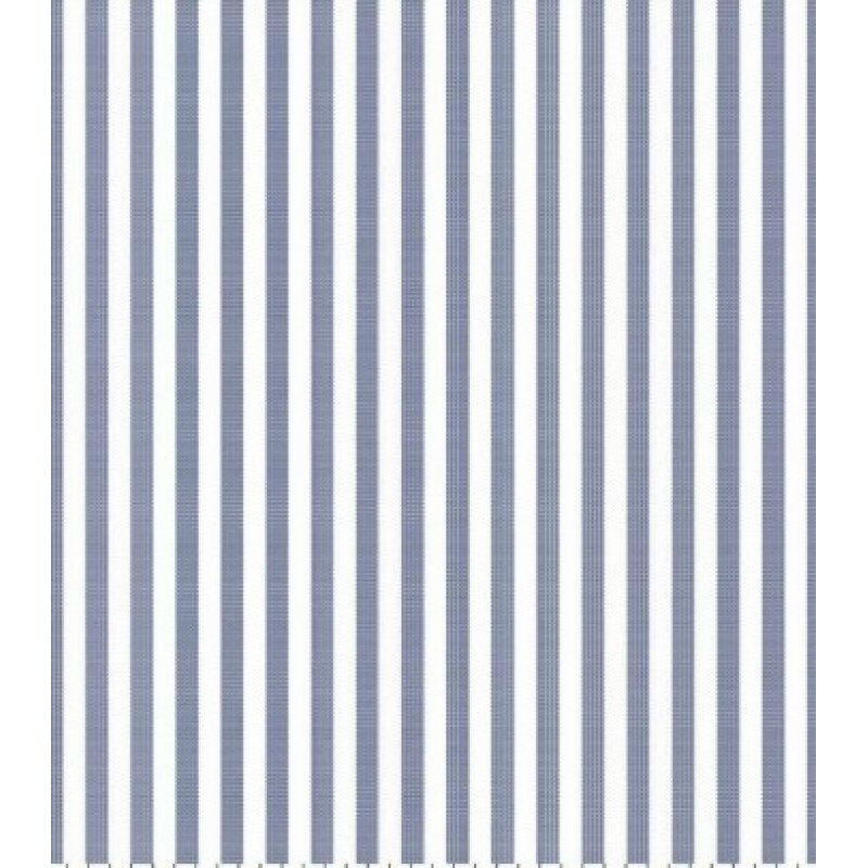 TRICOLINE FIO TINTO LISTRADO 5 MM MARINHO - 100% ALGODÃO