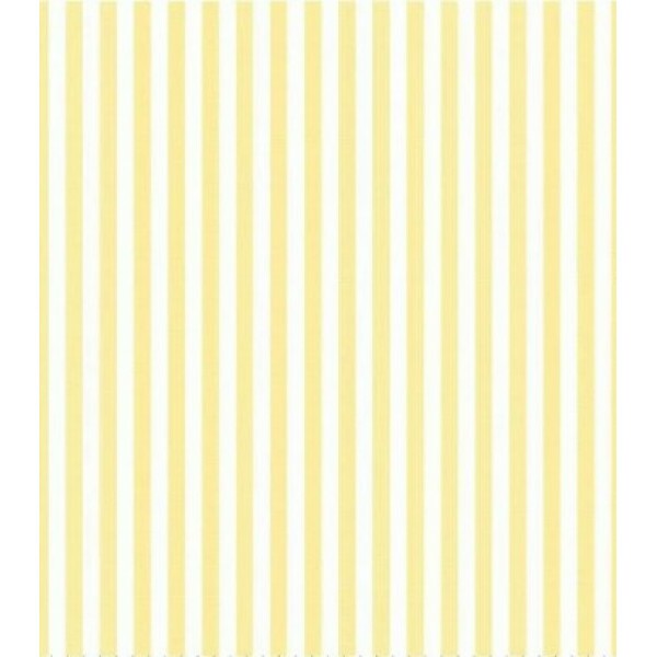 TRICOLINE FIO TINTO LISTRADO 5 MM AMARELO - 100% ALGODÃO