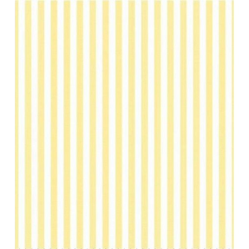 TRICOLINE FIO TINTO LISTRADO 5 MM AMARELO - 100% ALGODÃO