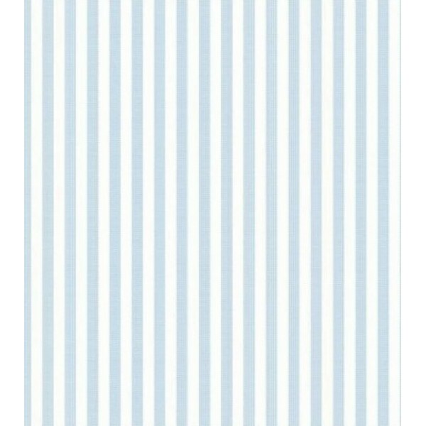 TRICOLINE FIO TINTO LISTRADO 5 MM AZUL BEBÊ - 100% ALGODÃO