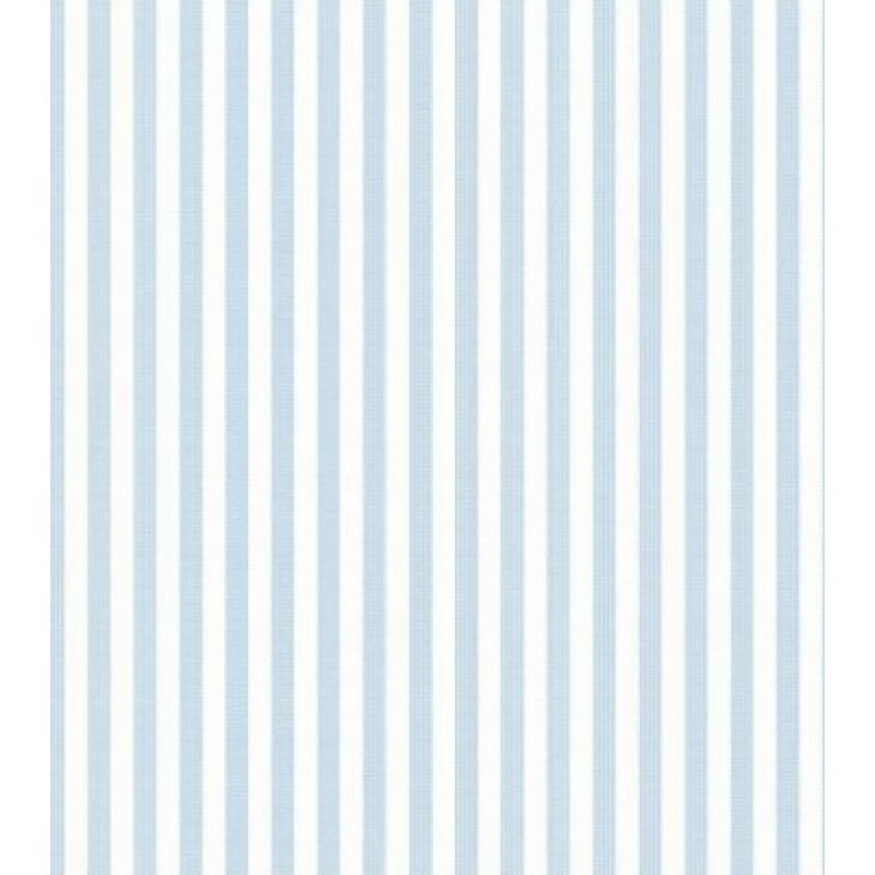 TRICOLINE FIO TINTO LISTRADO 5 MM AZUL BEBÊ - 100% ALGODÃO