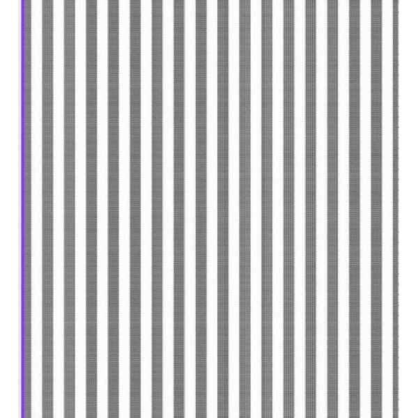 TRICOLINE FIO TINTO LISTRADO 5 MM PRETO - 100% ALGODÃO