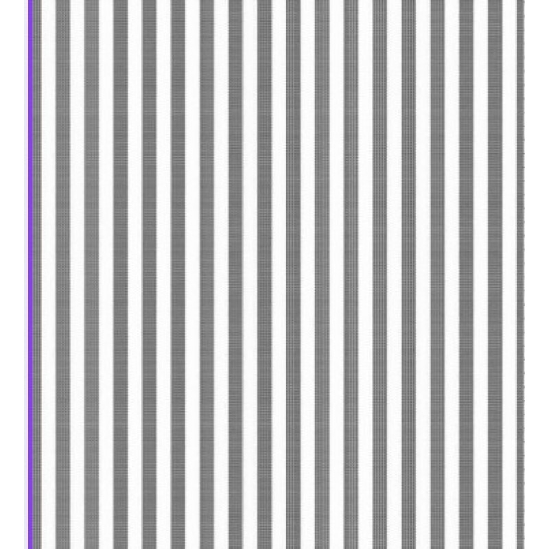 TRICOLINE FIO TINTO LISTRADO 5 MM PRETO - 100% ALGODÃO