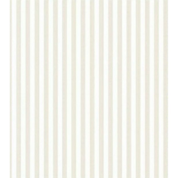 TRICOLINE FIO TINTO LISTRADO 5 MM BEGE - 100% ALGODÃO