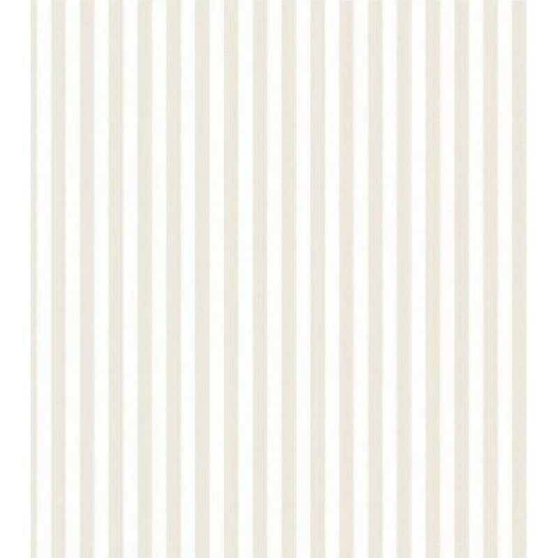 TRICOLINE FIO TINTO LISTRADO 5 MM BEGE - 100% ALGODÃO