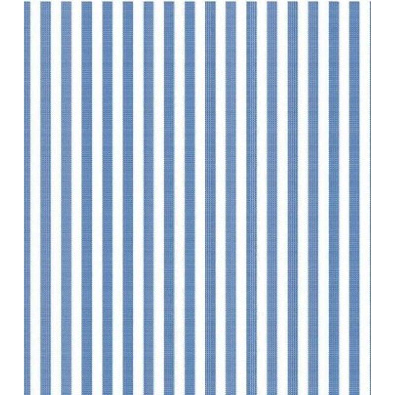 TRICOLINE FIO TINTO LISTRADO 5 MM AZUL ROYAL - 100% ALGODÃO