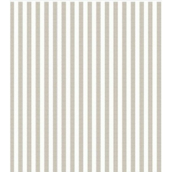 TRICOLINE FIO TINTO LISTRADO 5 MM BEGE ESCURO - 100% ALGODÃO