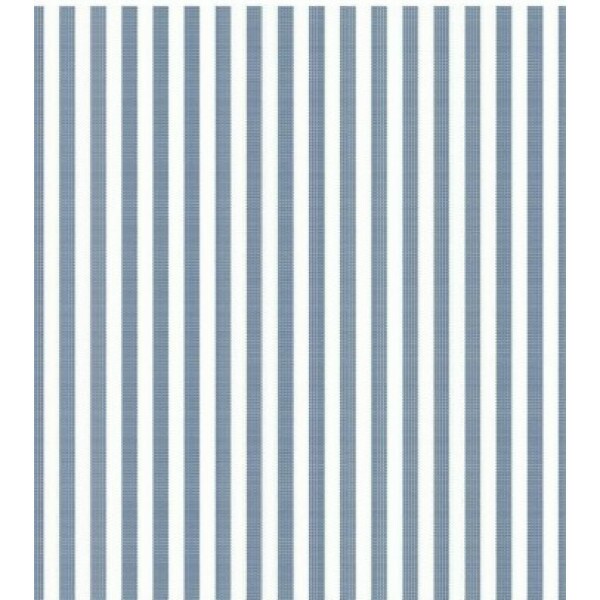 TRICOLINE FIO TINTO LISTRADO 5 MM AZUL INDIGO - 100% ALGODÃO