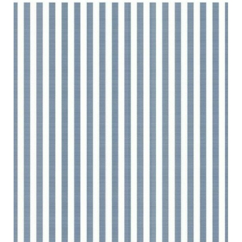 TRICOLINE FIO TINTO LISTRADO 5 MM AZUL INDIGO - 100% ALGODÃO