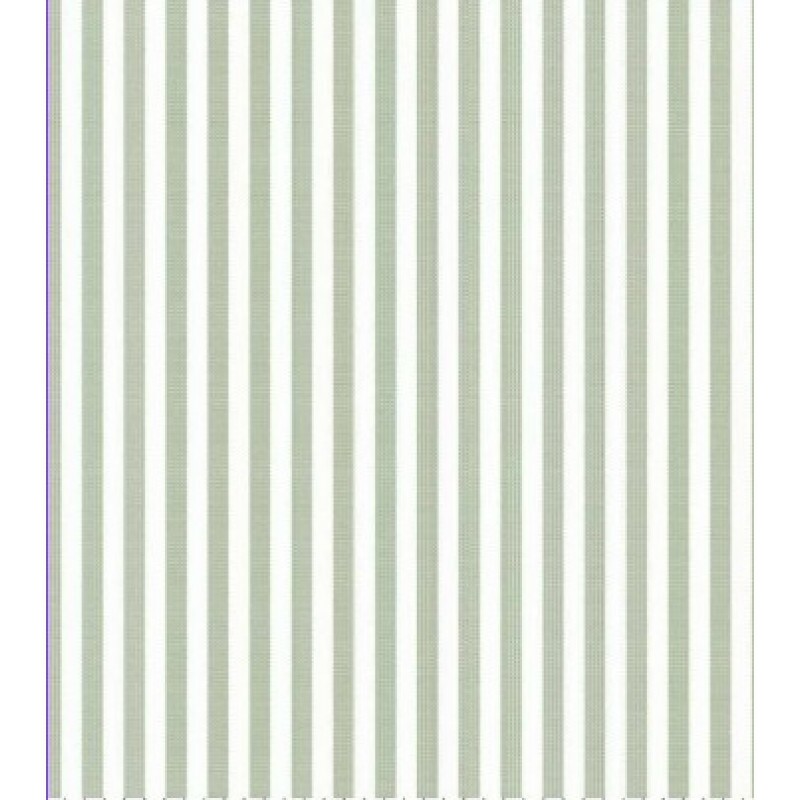 TRICOLINE FIO TINTO LISTRADO 5 MM VERDE FENDI - 100% ALGODÃO