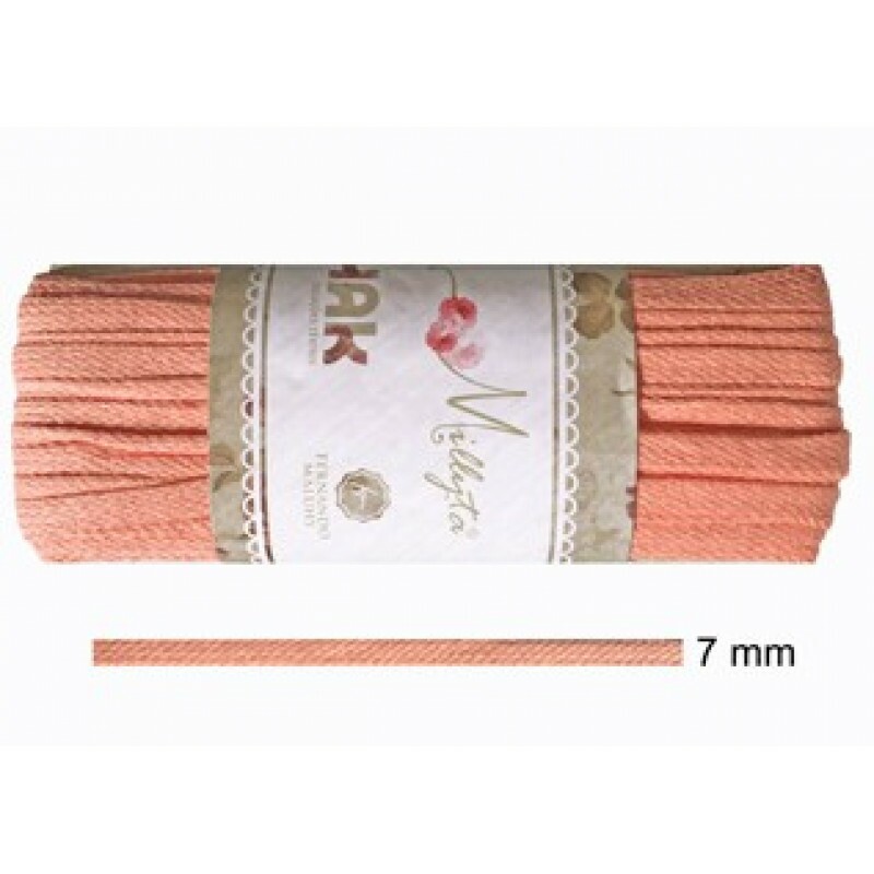 F L 2021 - CORDAO TRANCADO MY62B5 - APRICOT 100% ALGODÃO