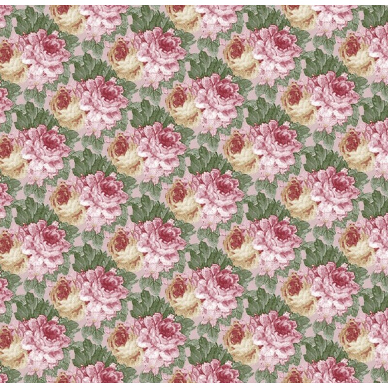 COLEÇÃO SECRET GARDEN - MILLYTA VERGARA - ROSAS MEDIA FD ROSE- (75563 - VAR,06 ) - C