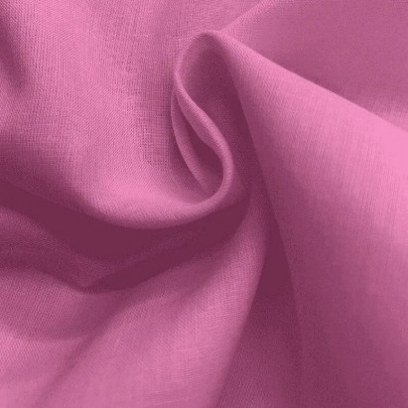 EXCLUSIVO - TRICOLINE LISO ROSA - 100% ALGODÃO - NANY