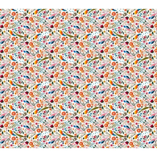 COLEÇÃO PASSAROS - SARJA DIGITAL EST. HIDRORREPELENTE - PASSAROS - 85321-001