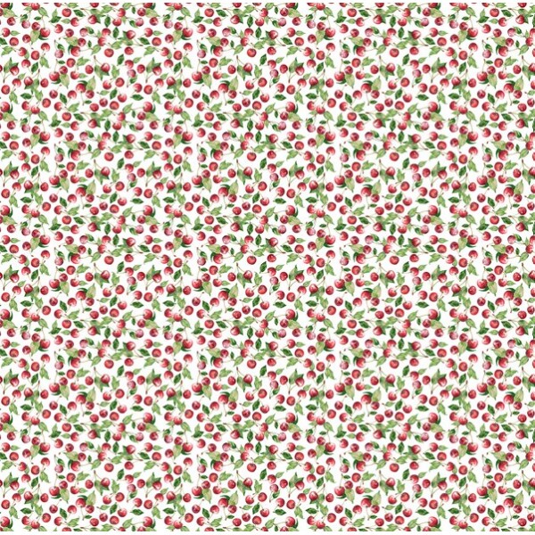 COLEÇÃO CAPSULA CHERRIES - SARJA DIGITAL EST. HIDRORREPELENTE - CEREJAS - ( 87337 var,01 ) - C