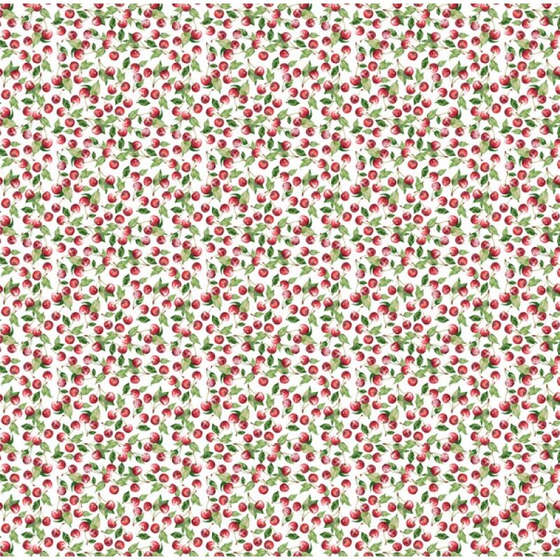 COLEÇÃO CAPSULA CHERRIES - SARJA DIGITAL EST. HIDRORREPELENTE - CEREJAS - ( 87337 var,01 ) - C